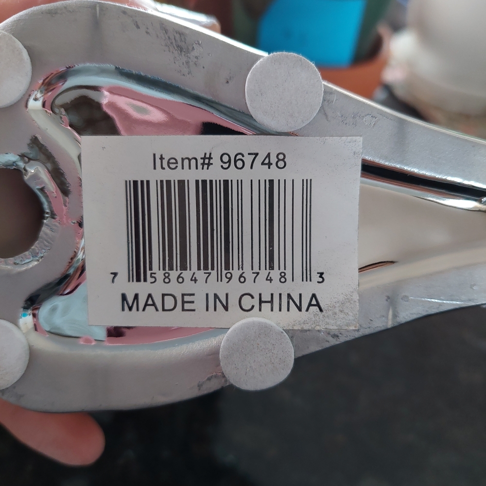 Elegant Silver Ballerina Sculpture - Picture 5 of 12